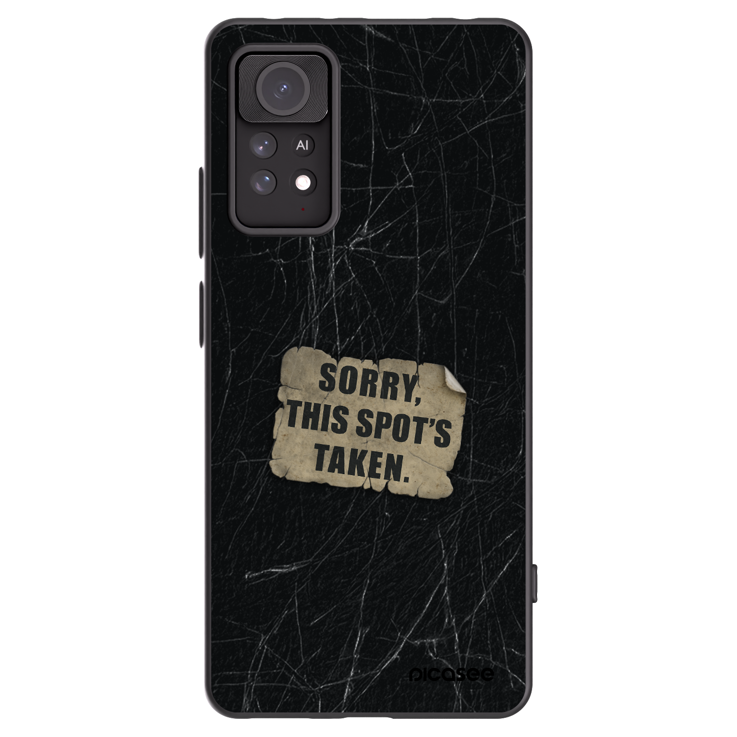 Picasee Xiaomi Redmi Note 11 Pro Hülle - Schwarzes Silikon - SORRY