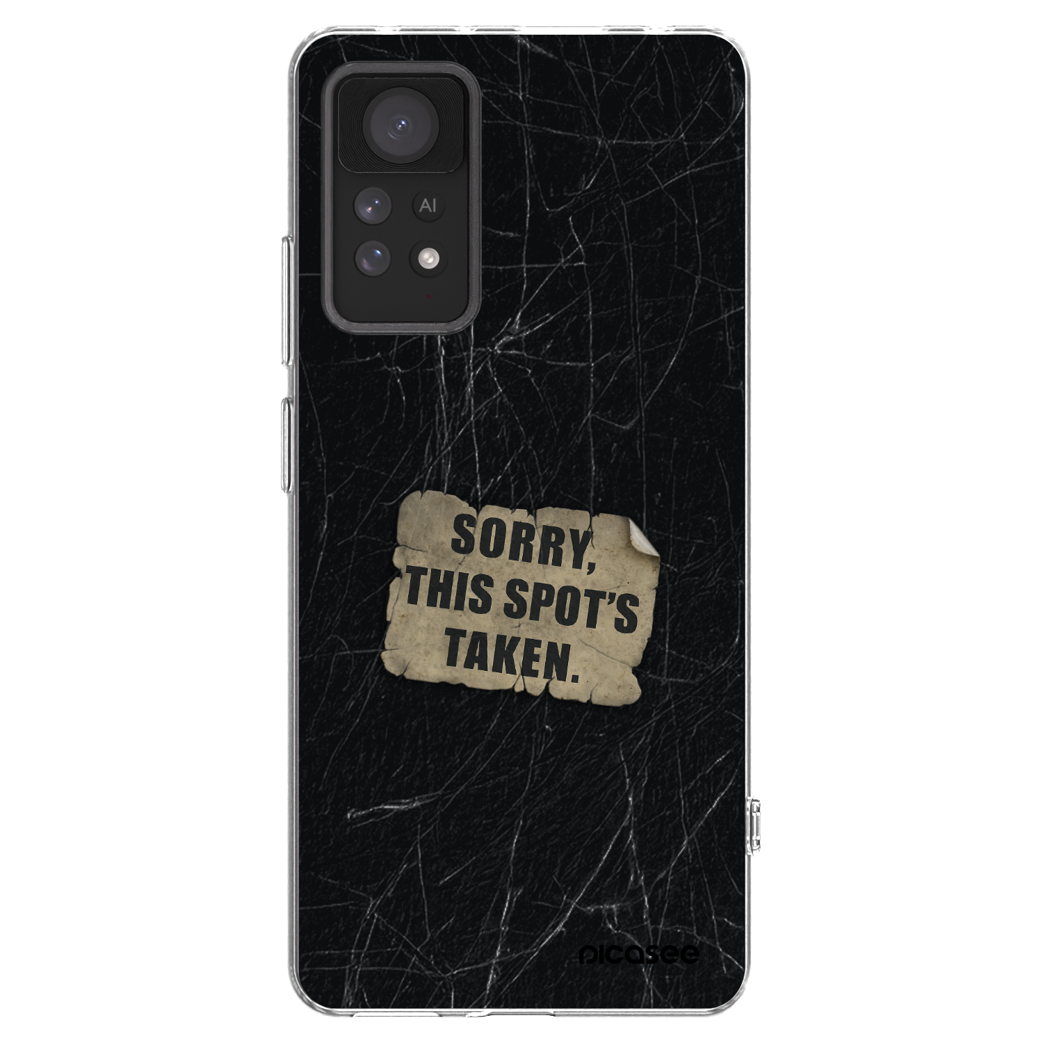 Picasee Xiaomi Redmi Note 11 Pro Hülle - Transparentes Silikon - SORRY