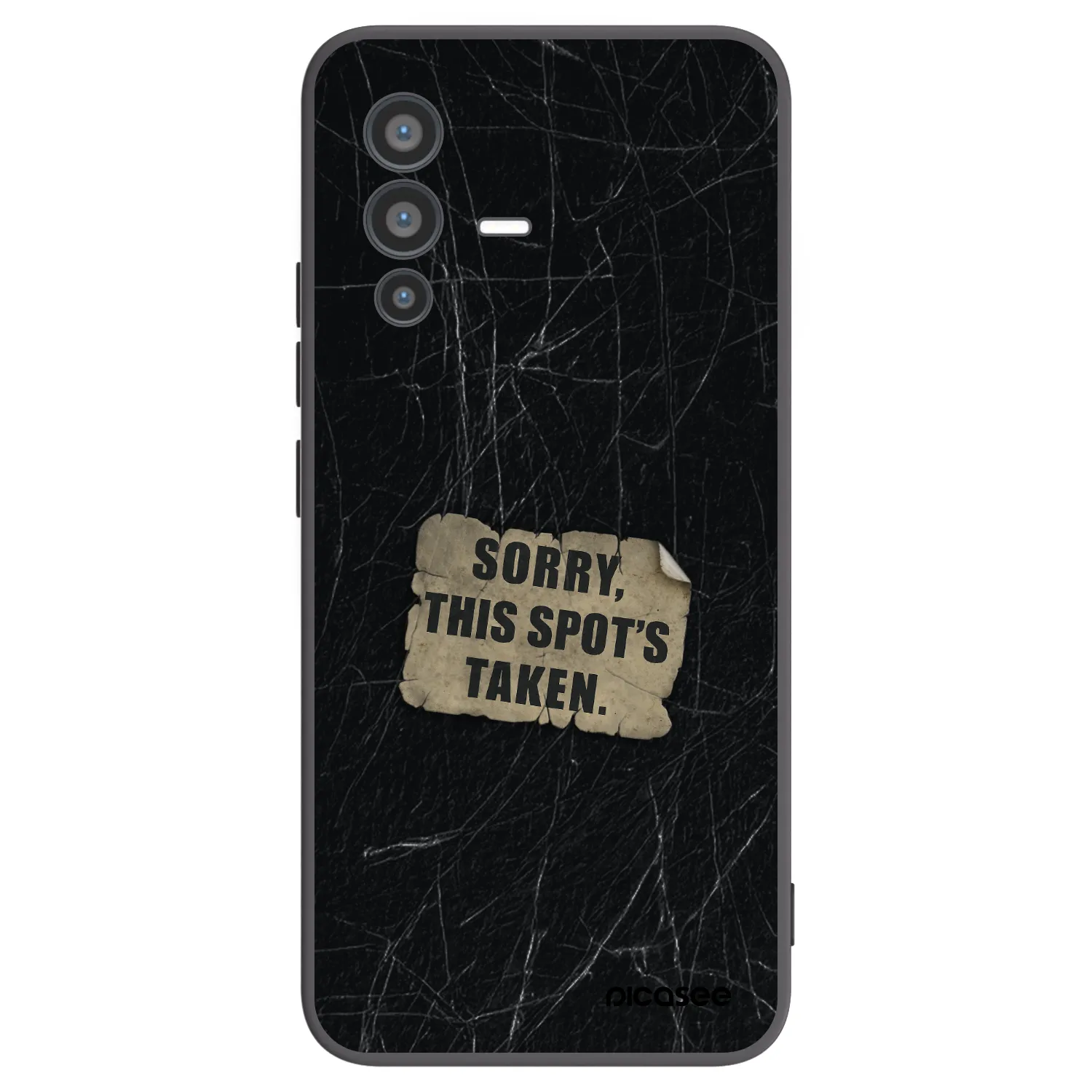 Picasee Vivo V23 5G Hülle - Schwarzes Silikon - SORRY