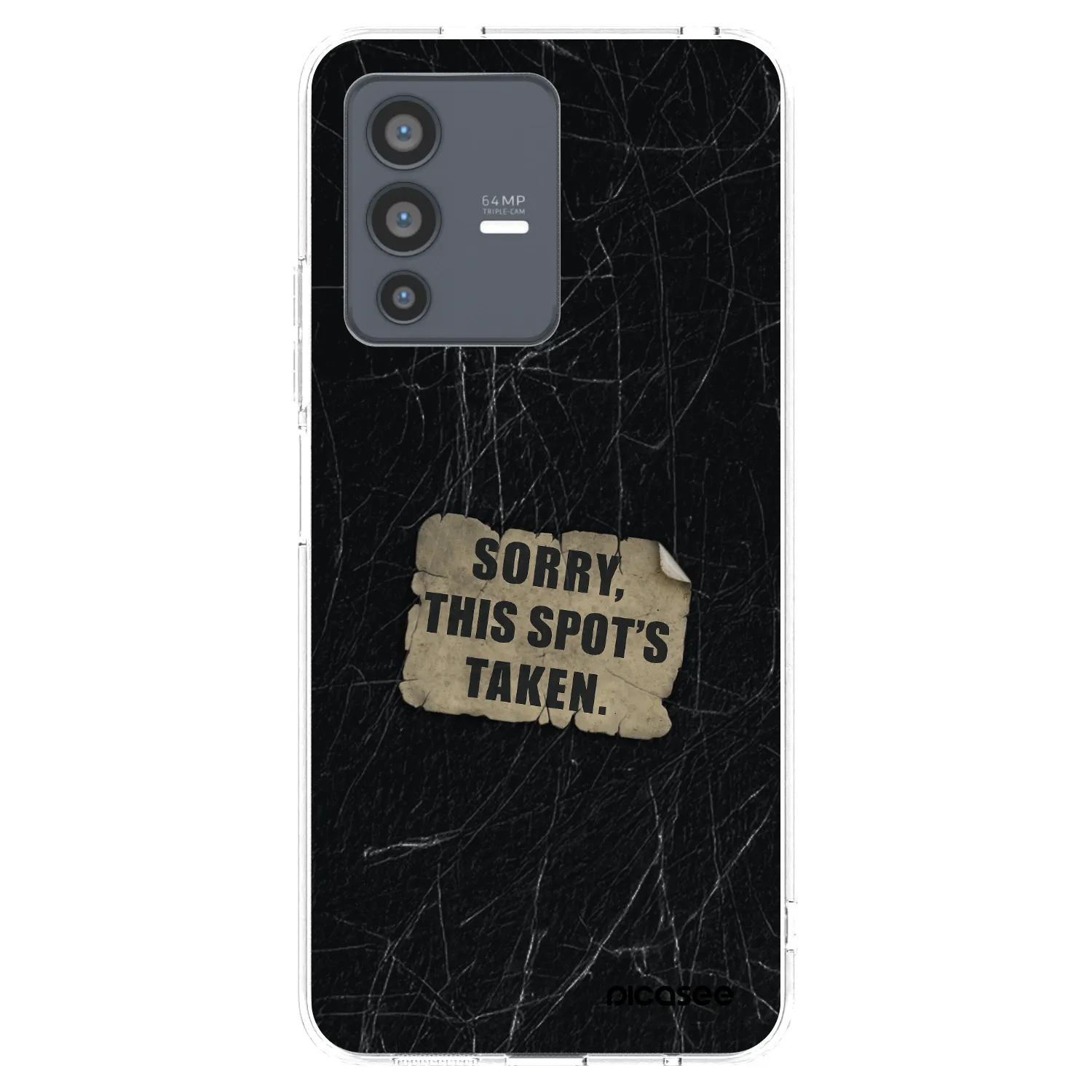 Picasee Vivo V23 5G Hülle - Transparentes Silikon - SORRY