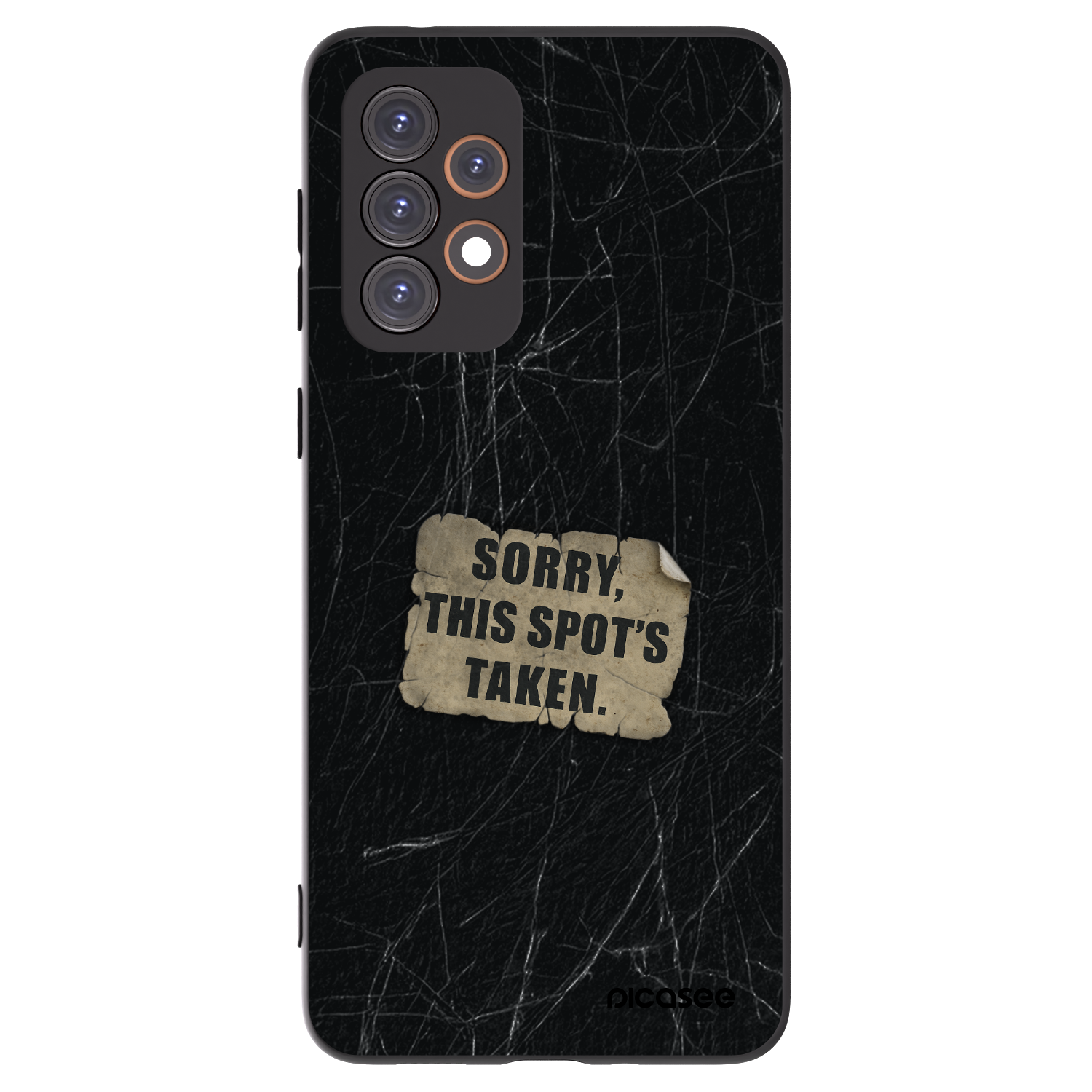 Picasee Samsung Galaxy A33 5G A336 Hülle - Schwarzes Silikon - SORRY