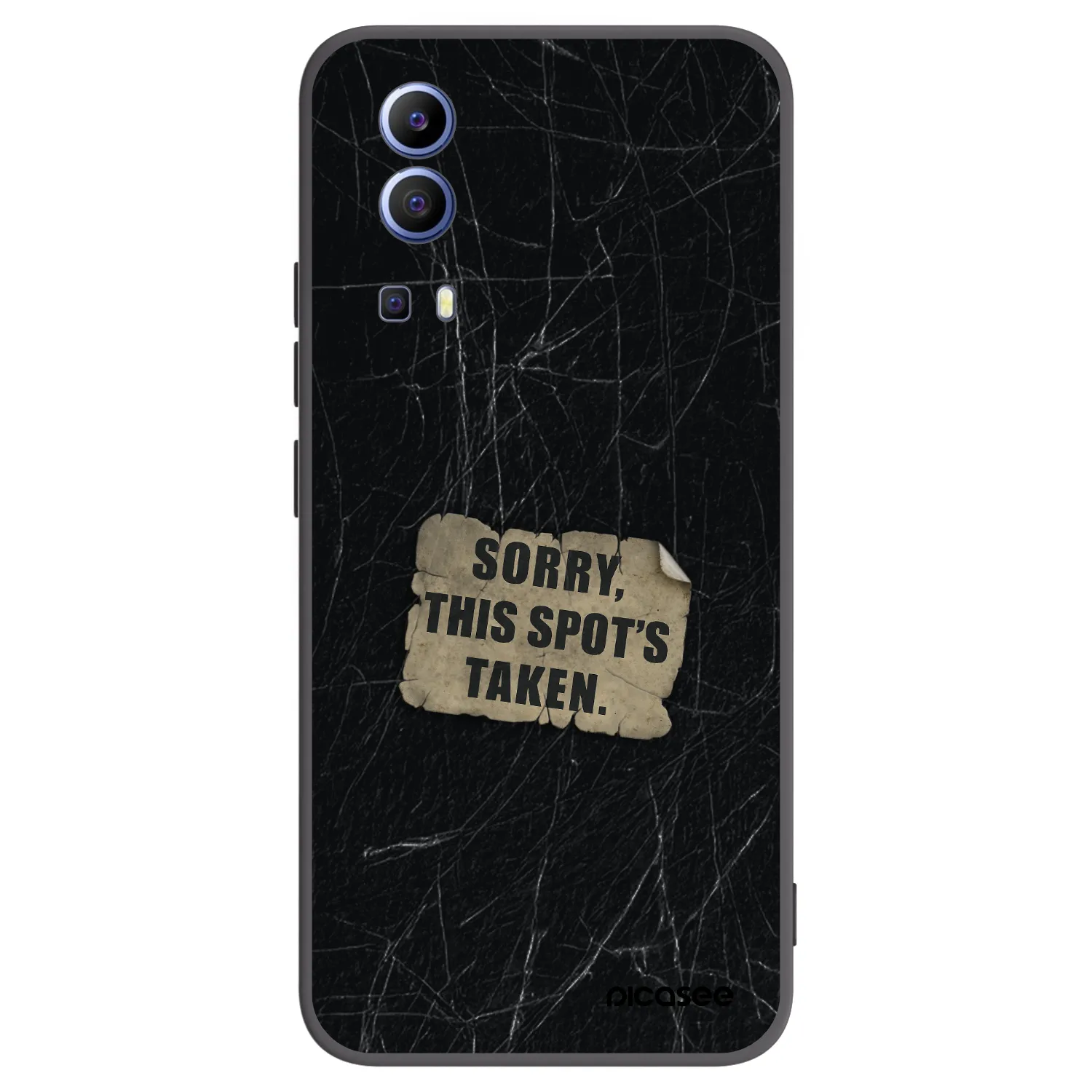 Picasee Vivo Y52 5G Hülle - Schwarzes Silikon - SORRY