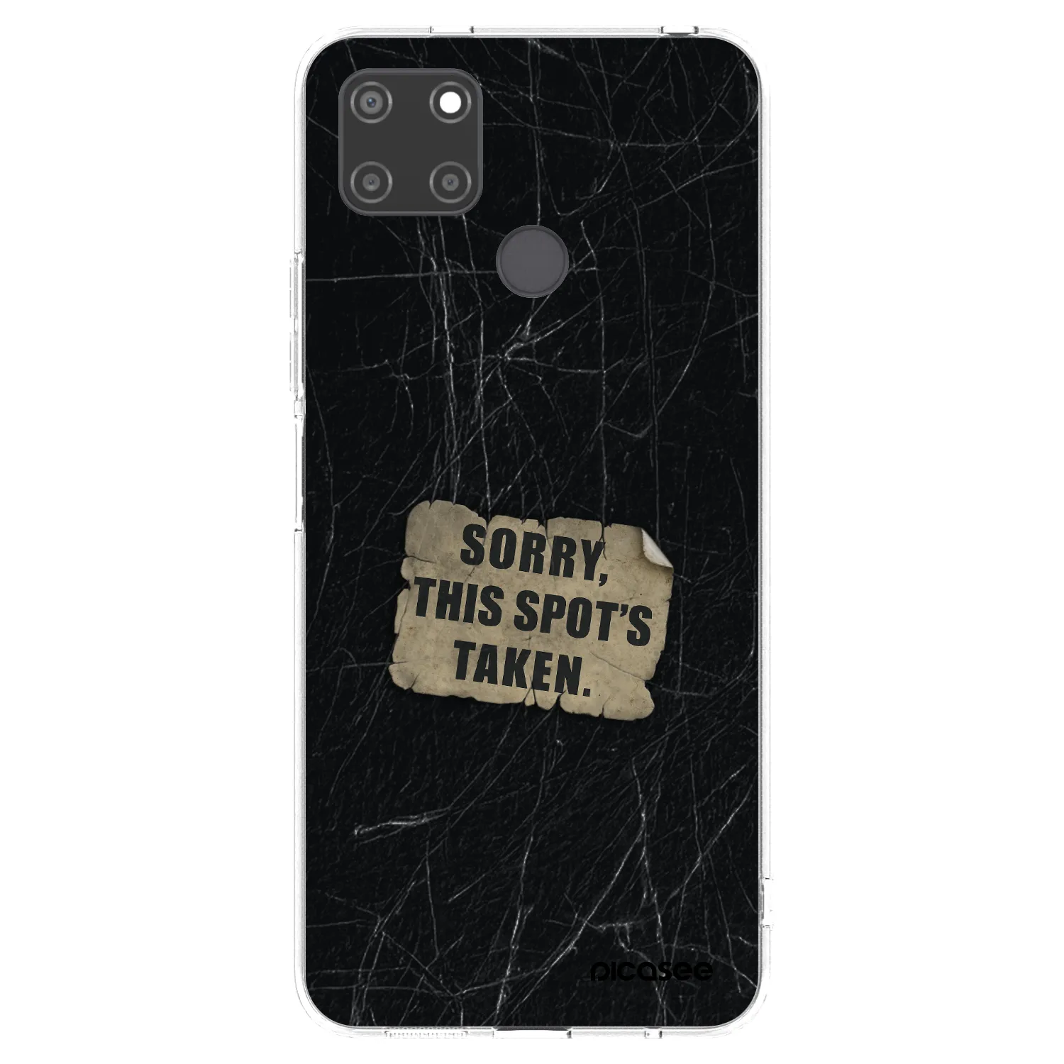 Picasee Realme C21Y Hülle - Transparentes Silikon - SORRY