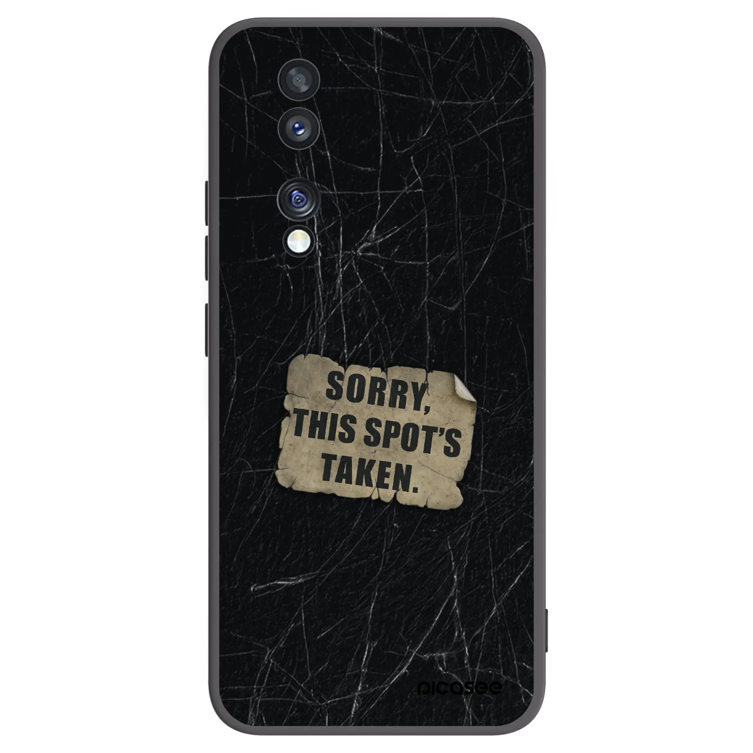 Picasee Honor 70 Hülle - Schwarzes Silikon - SORRY