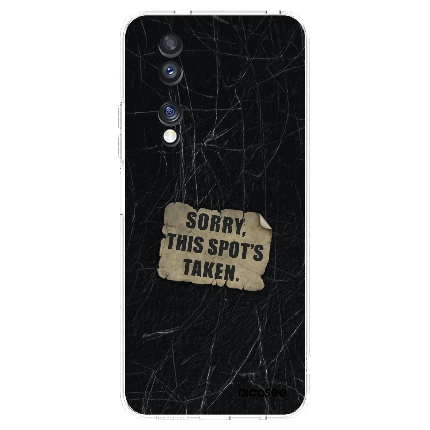 Picasee Honor 70 Hülle - Transparentes Silikon - SORRY