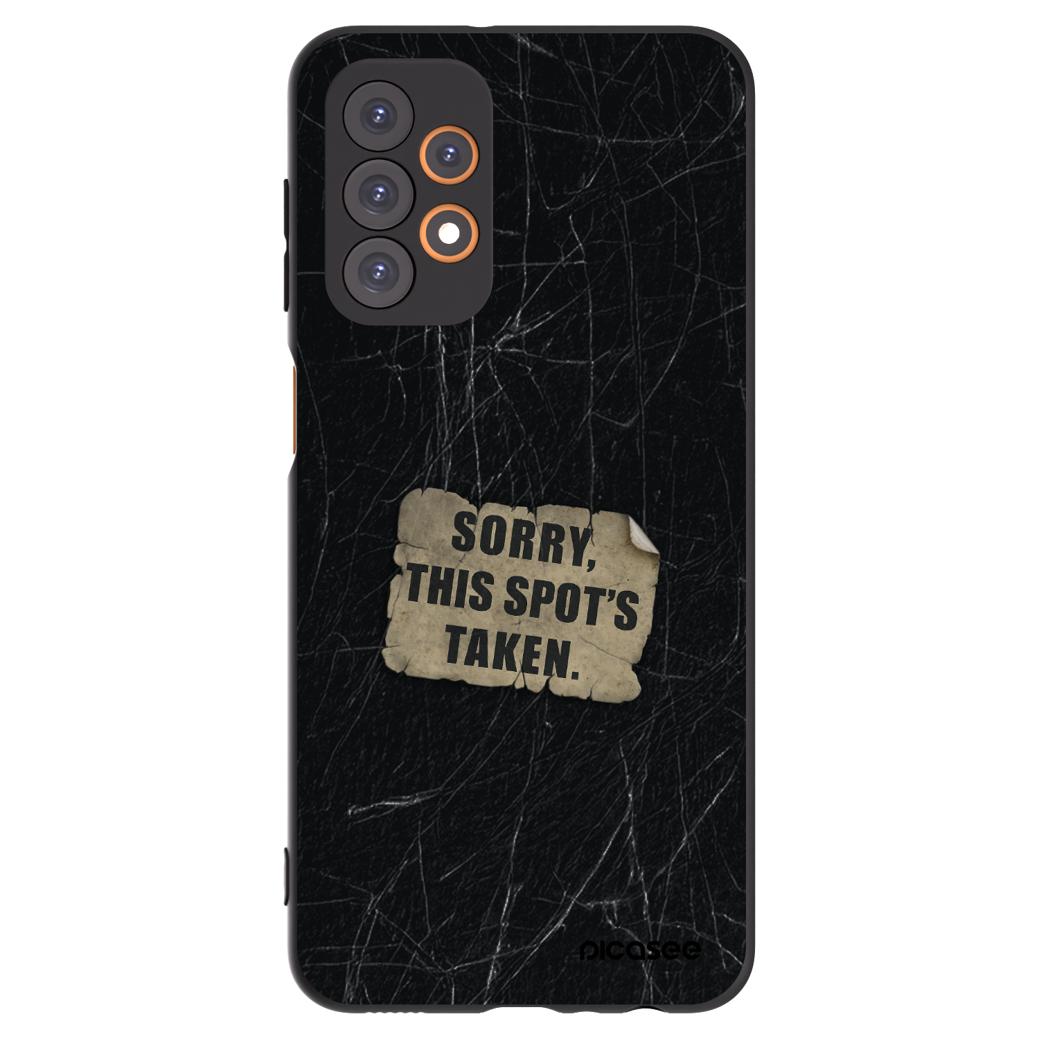 Picasee Samsung Galaxy A23 A236B 5G Hülle - Schwarzes Silikon - SORRY