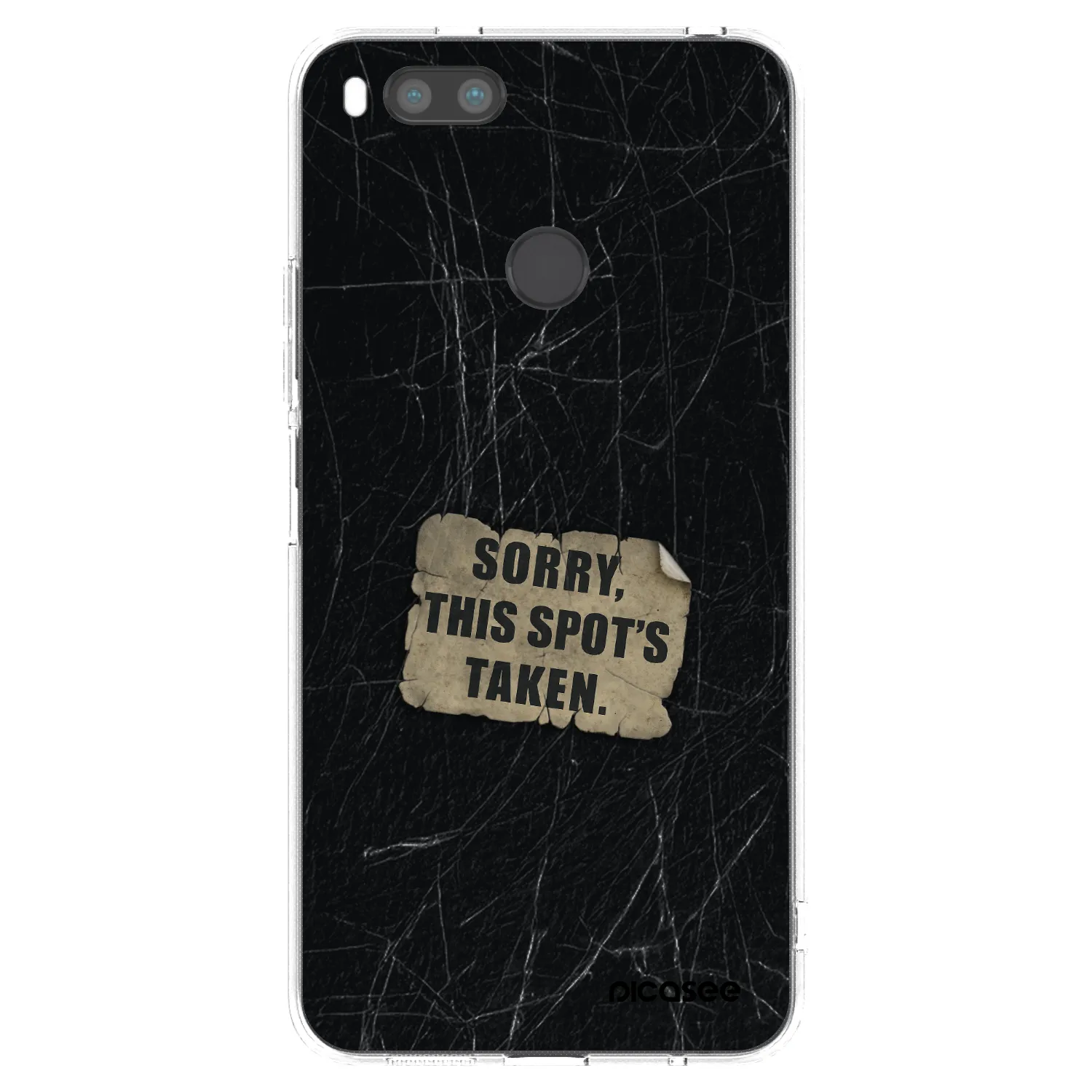 Picasee Xiaomi Redmi A1 Hülle - Transparentes Silikon - SORRY