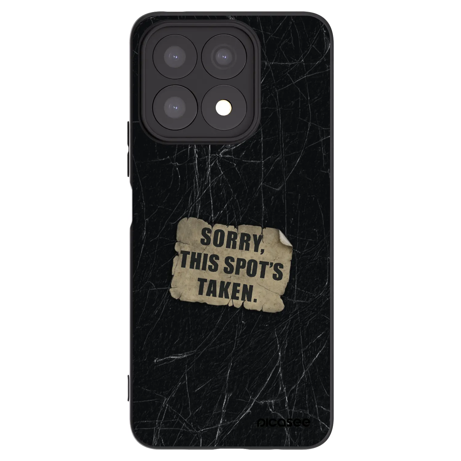 Picasee Honor X8a Hülle - Schwarzes Silikon - SORRY