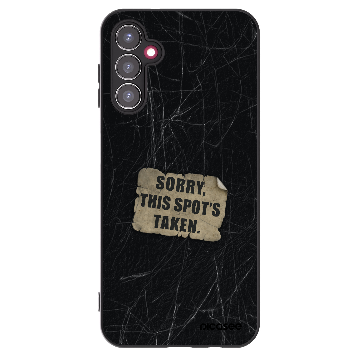 Picasee Samsung Galaxy A14 5G A146P Hülle - Schwarzes Silikon - SORRY