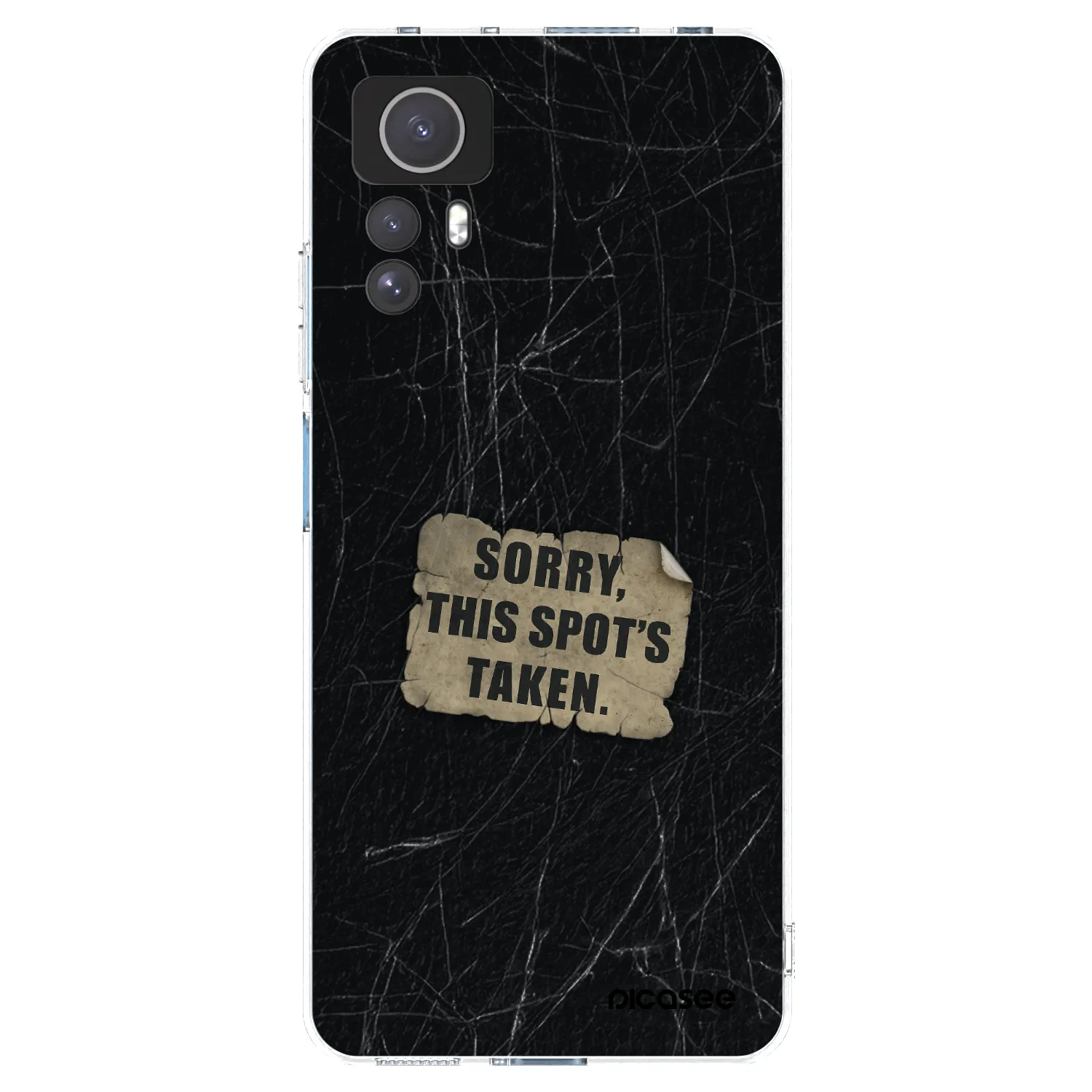 Picasee Xiaomi Redmi Note 12S Hülle - Transparentes Silikon - SORRY