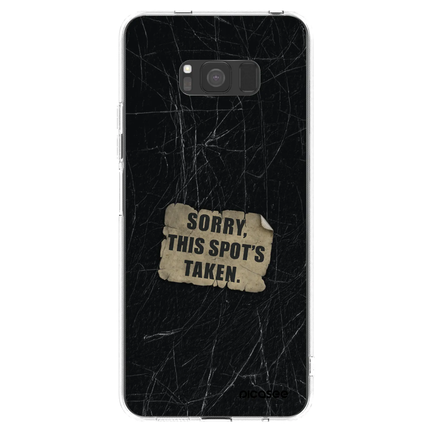 Picasee Samsung Galaxy S8 G950F Hülle - Transparentes Silikon - SORRY