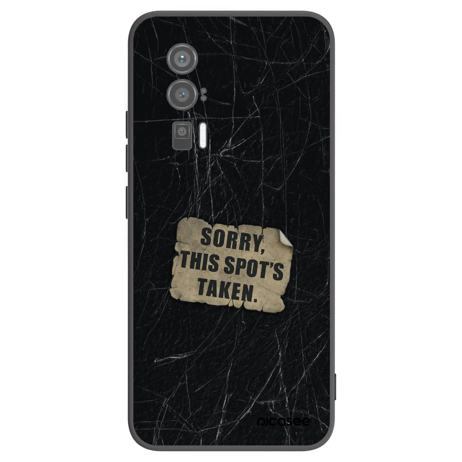 Picasee Xiaomi Poco F5 Pro 5G Hülle - Schwarzes Silikon - SORRY