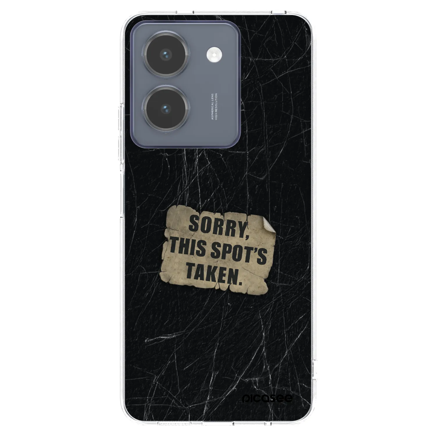 Picasee Vivo Y36 4G Hülle - Transparentes Silikon - SORRY