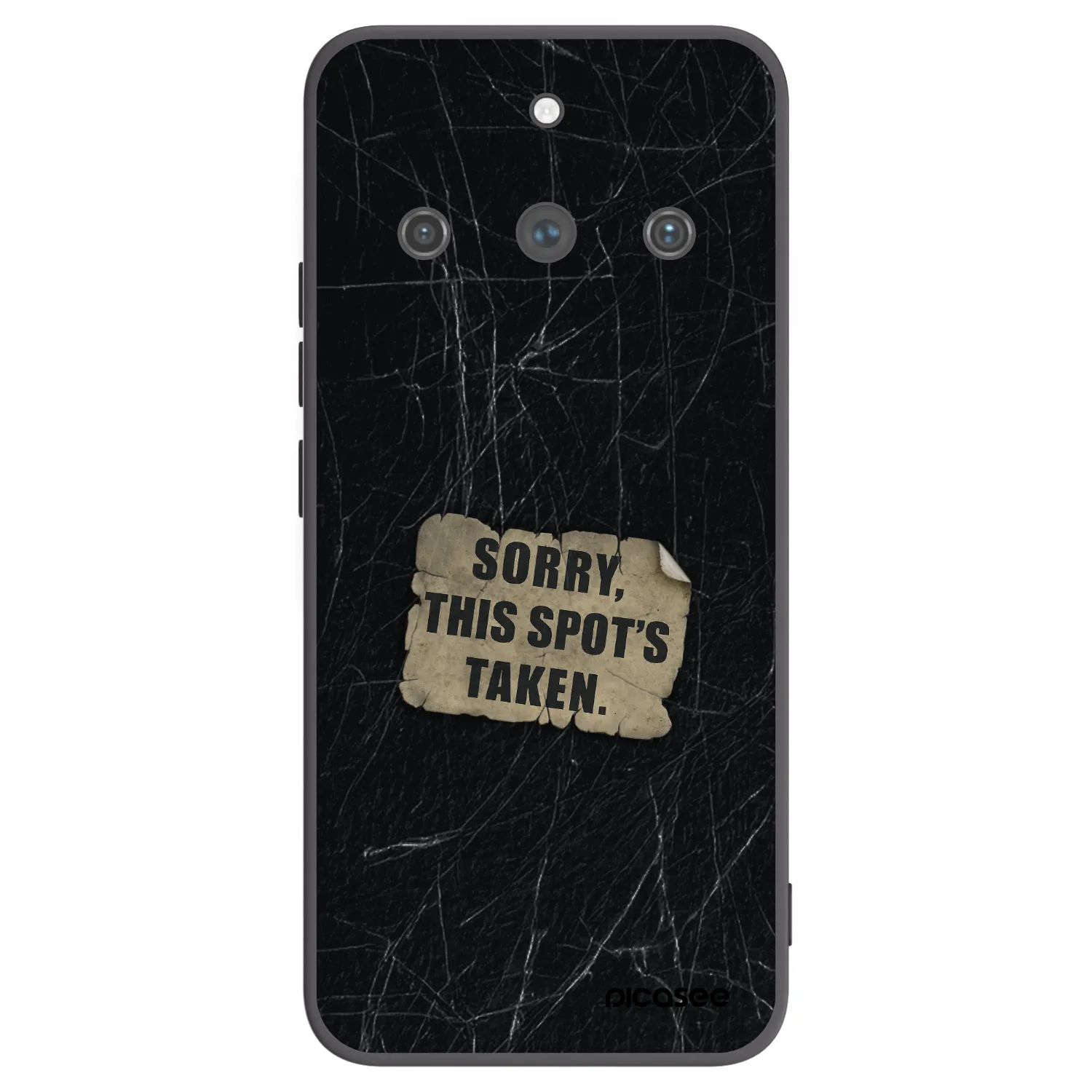 Picasee Realme 11 Pro+ Hülle - Schwarzes Silikon - SORRY