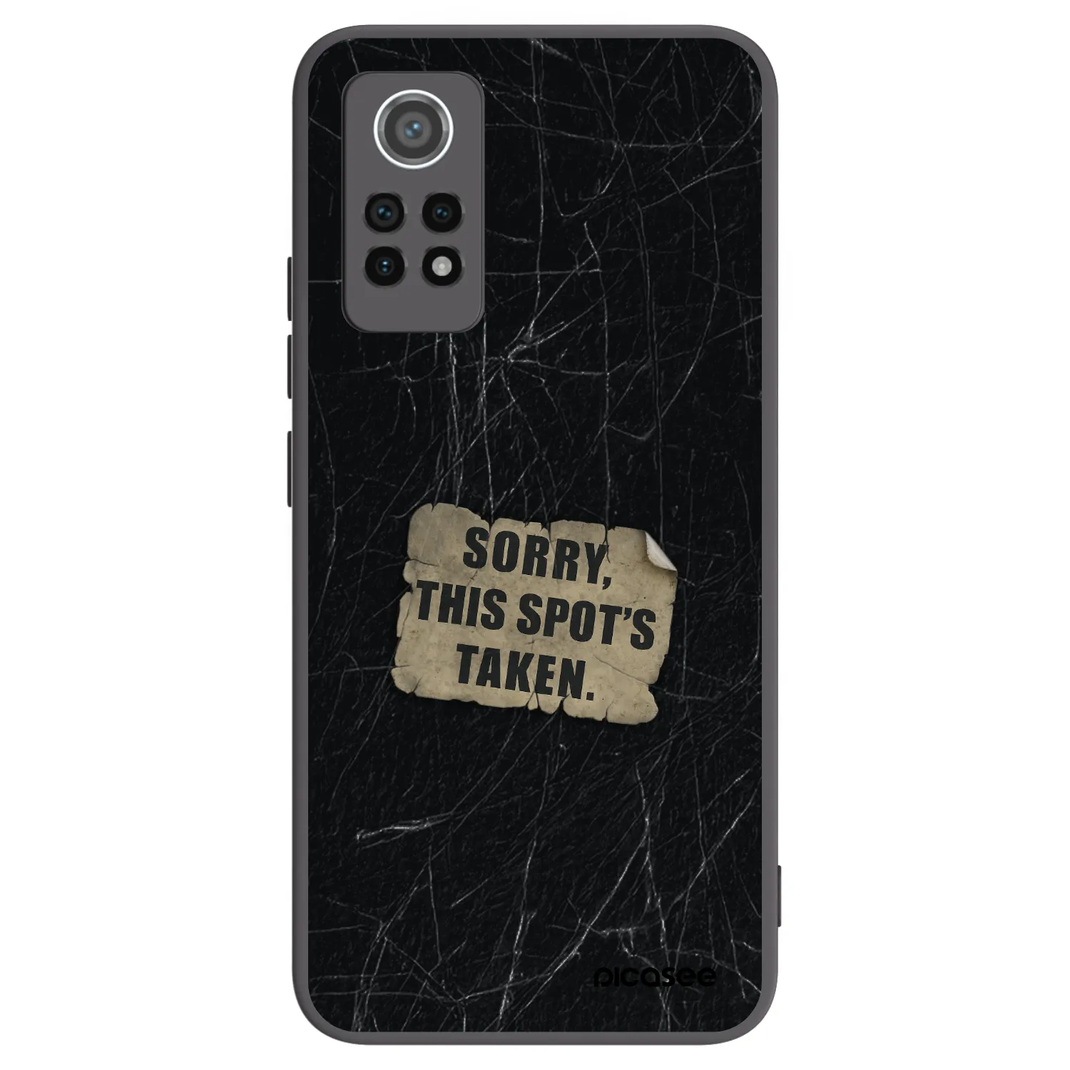 Picasee Xiaomi Redmi Note 12 Pro 4G Hülle - Schwarzes Silikon - SORRY