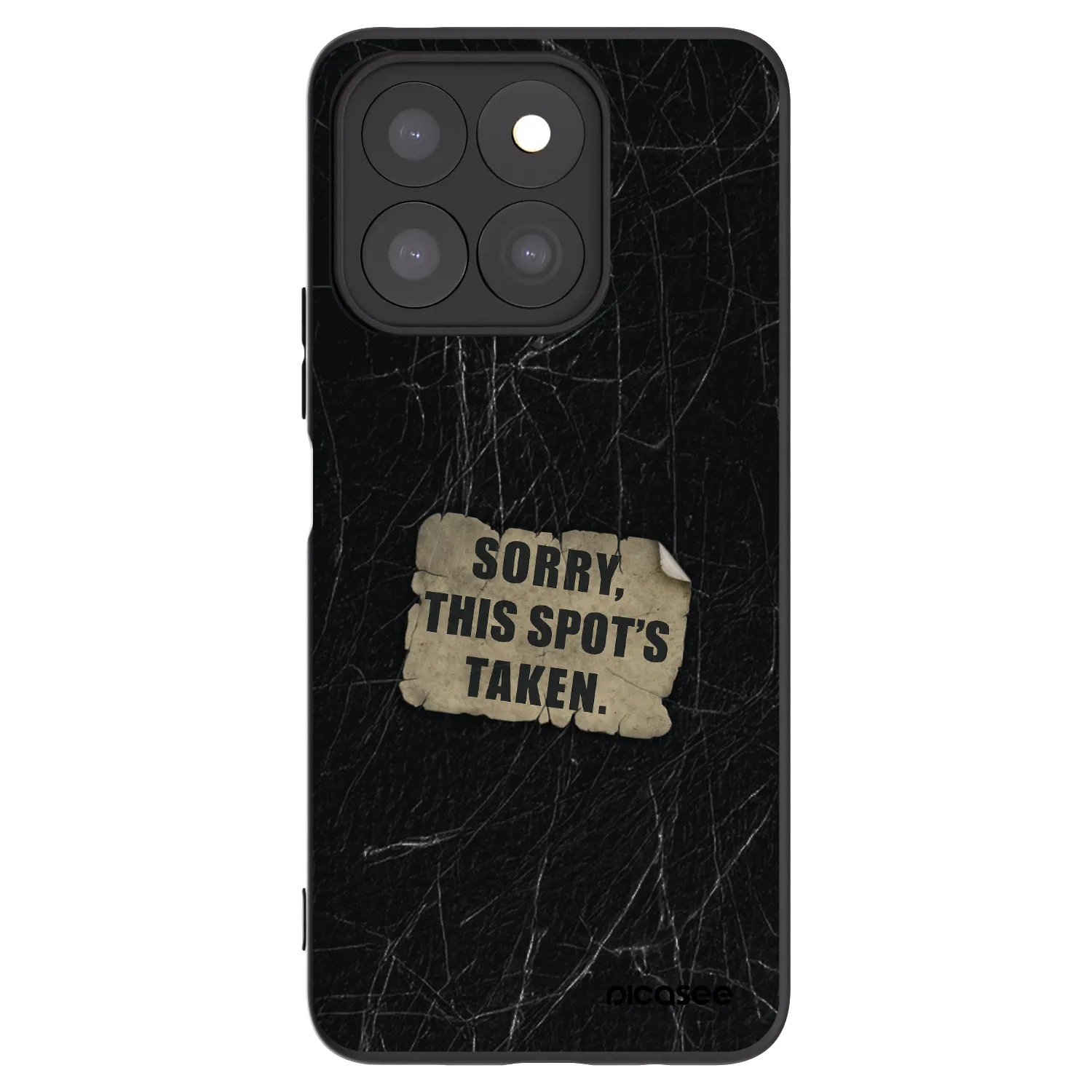 Picasee Honor X8b Hülle - Schwarzes Silikon - SORRY