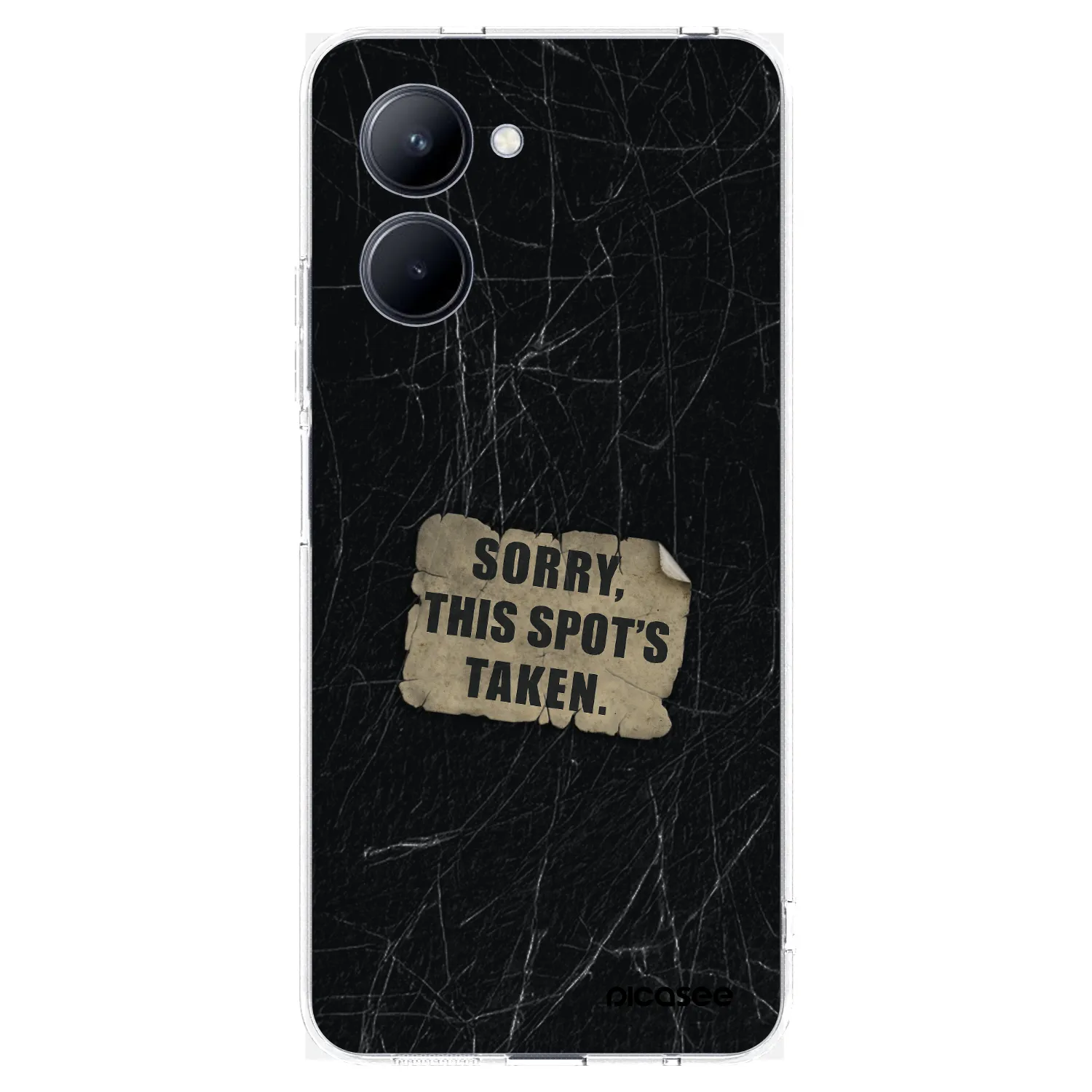 Picasee Realme C33 (2023) Hülle - Transparentes Silikon - SORRY