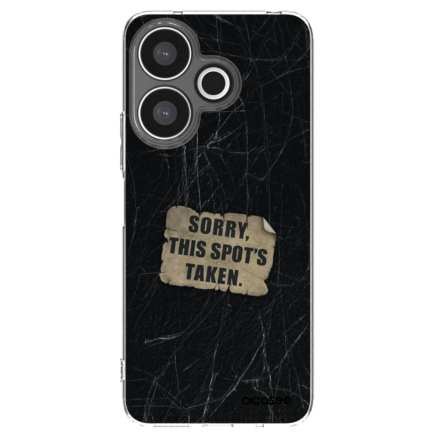 Picasee Xiaomi Redmi 13 4G Hülle - Transparentes Silikon - SORRY