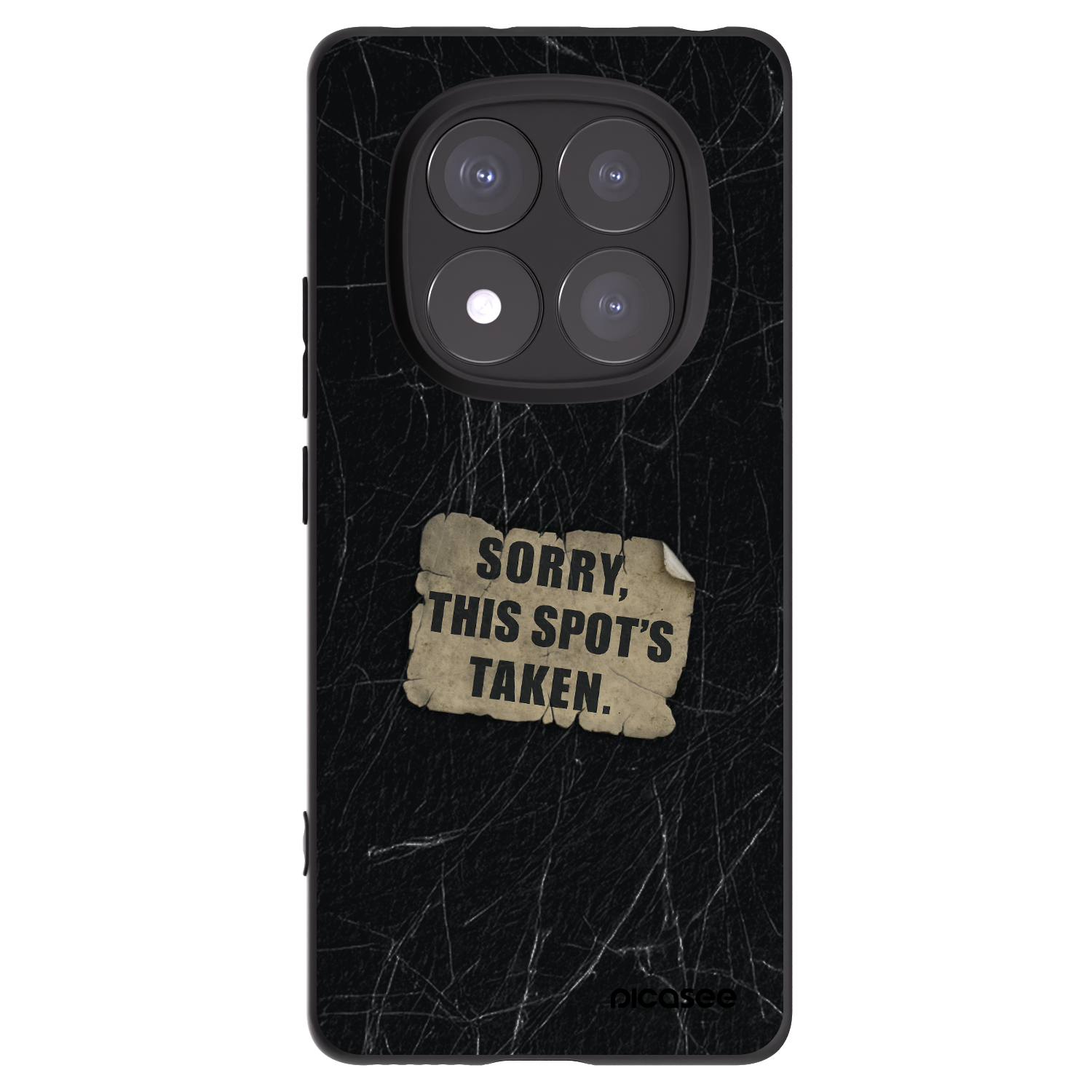 Picasee Xiaomi Redmi Note 14 Pro+ 5G Hülle - Schwarzes Silikon - SORRY