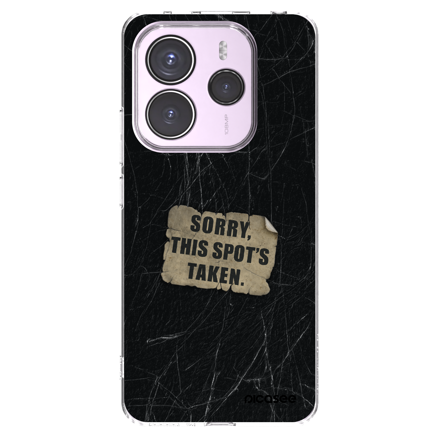 Picasee Xiaomi Redmi Note 14 5G Hülle - Transparentes Silikon - SORRY