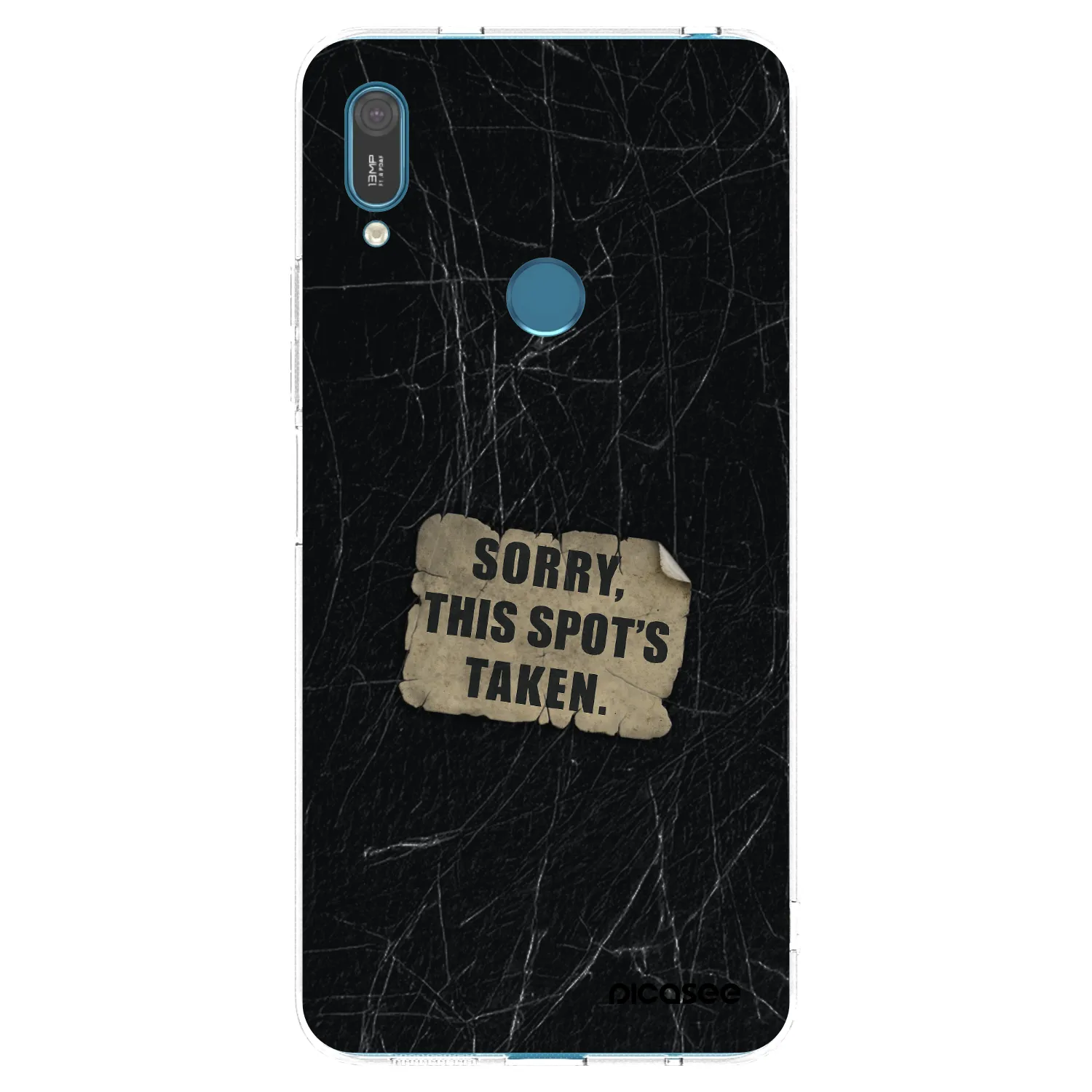 Picasee Huawei Y7 2019 Hülle - Transparentes Silikon - SORRY