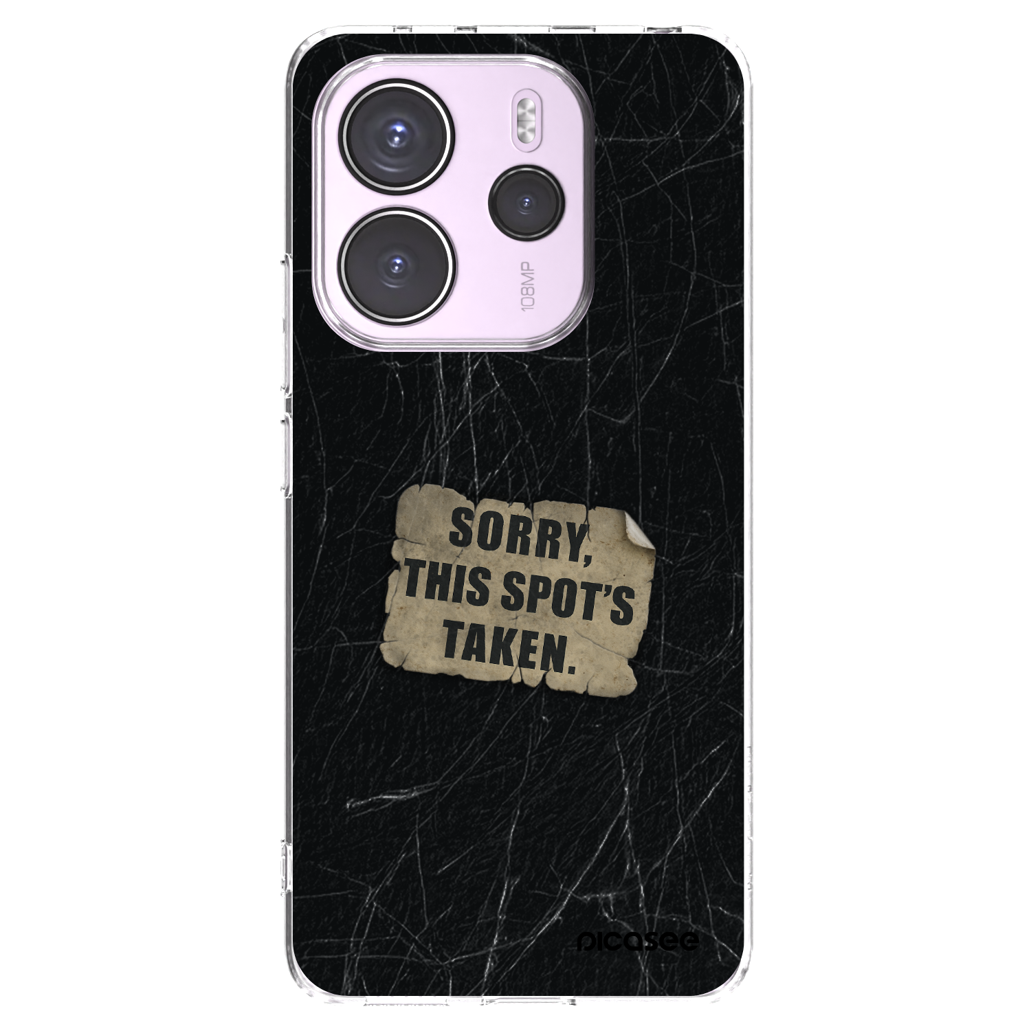 Picasee Xiaomi Redmi Note 14 4G Hülle - Transparentes Silikon - SORRY