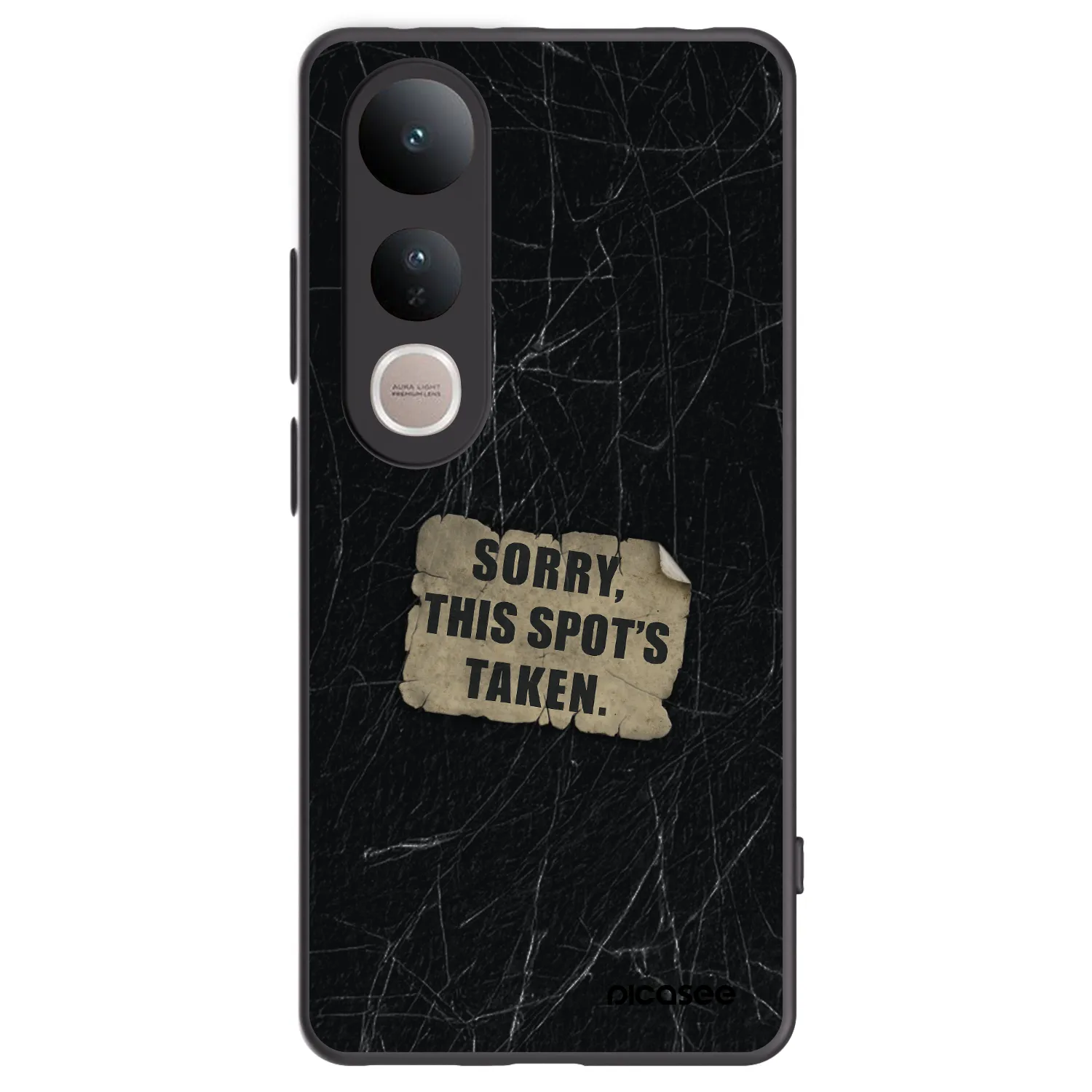 Picasee Vivo V50 Lite 5G Hülle - Schwarzes Silikon - SORRY