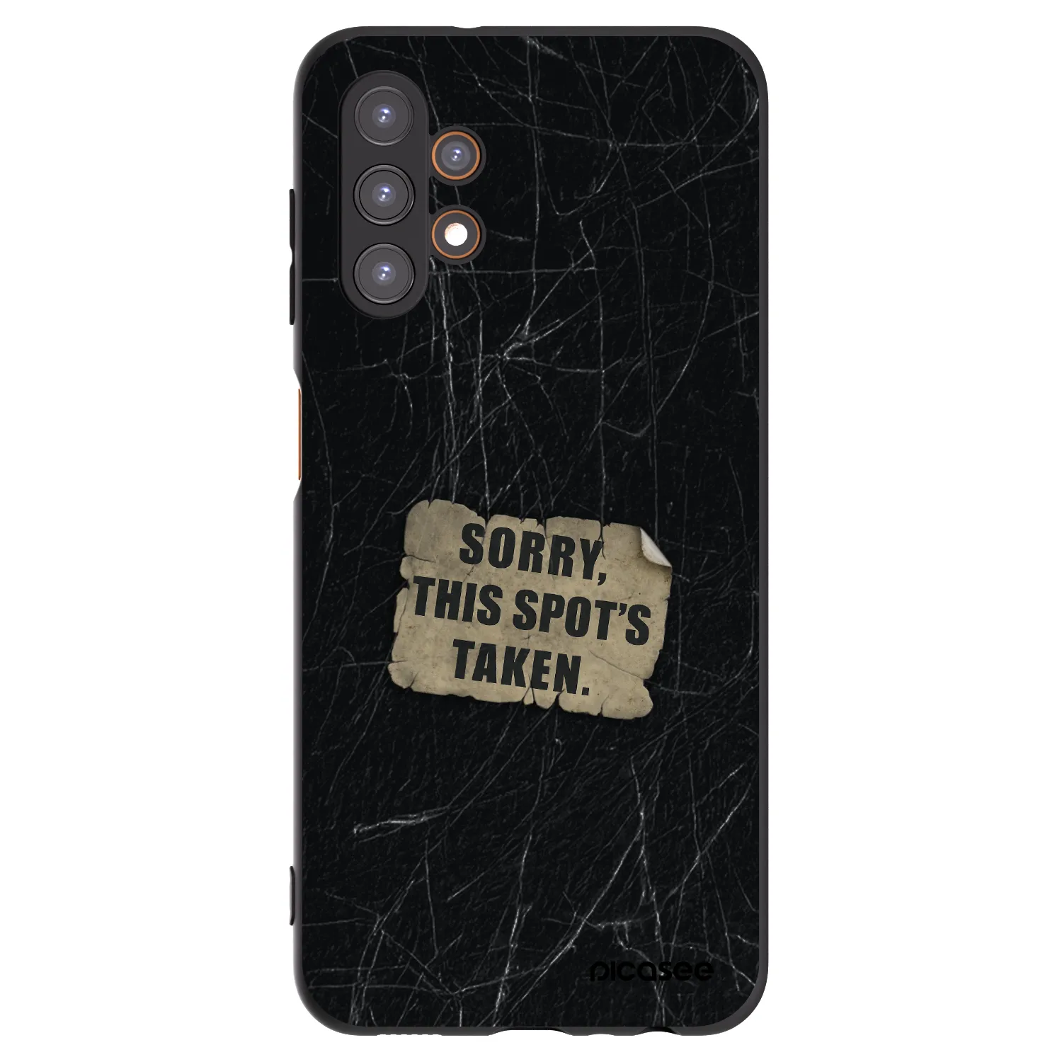Picasee Samsung Galaxy A13 5G Hülle - Schwarzes Silikon - SORRY
