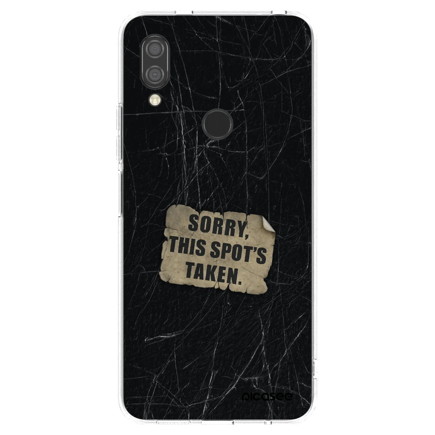 Picasee Xiaomi Redmi 7 Hülle - Transparentes Silikon - SORRY