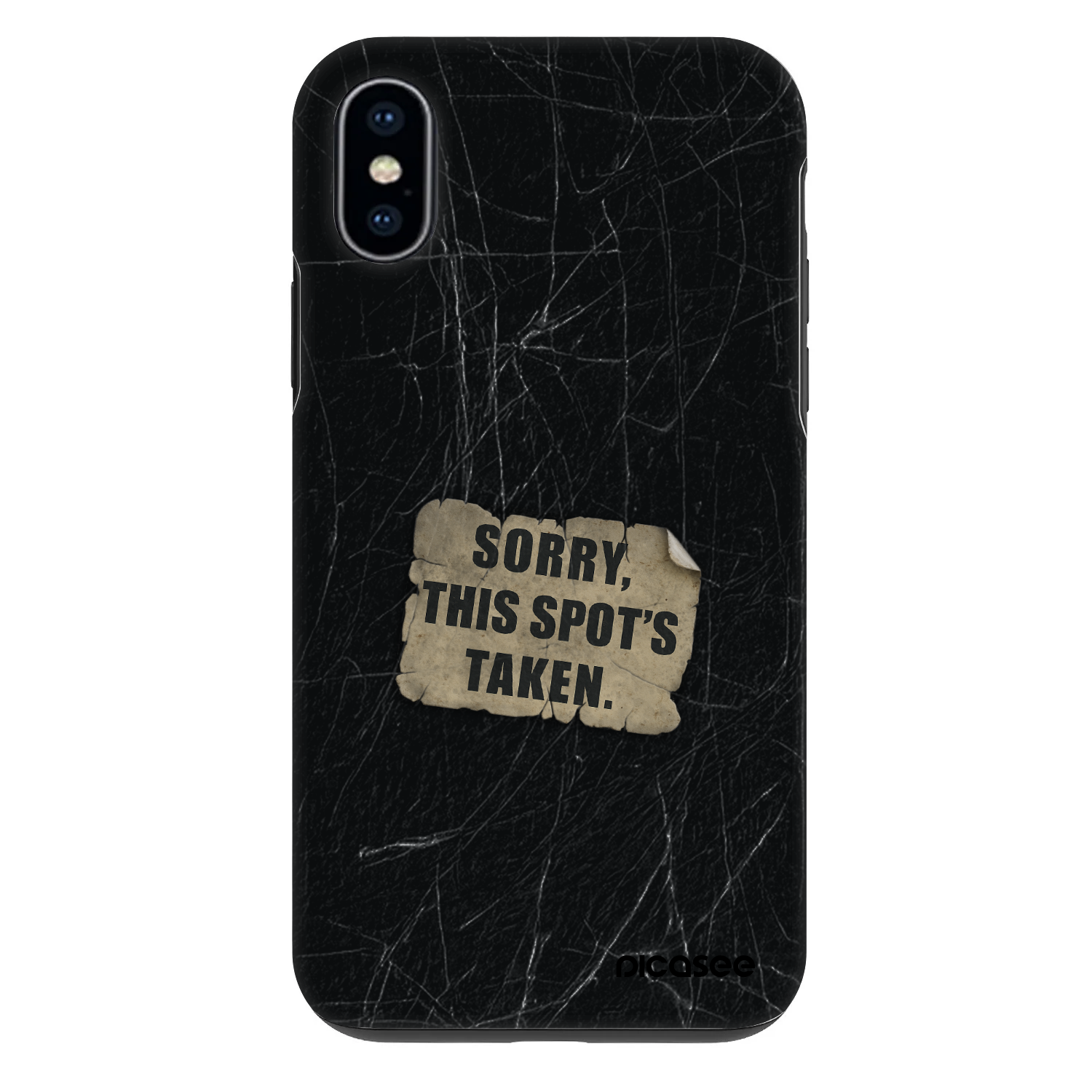 Picasee Fashion Case für Apple iPhone X/XS - SORRY