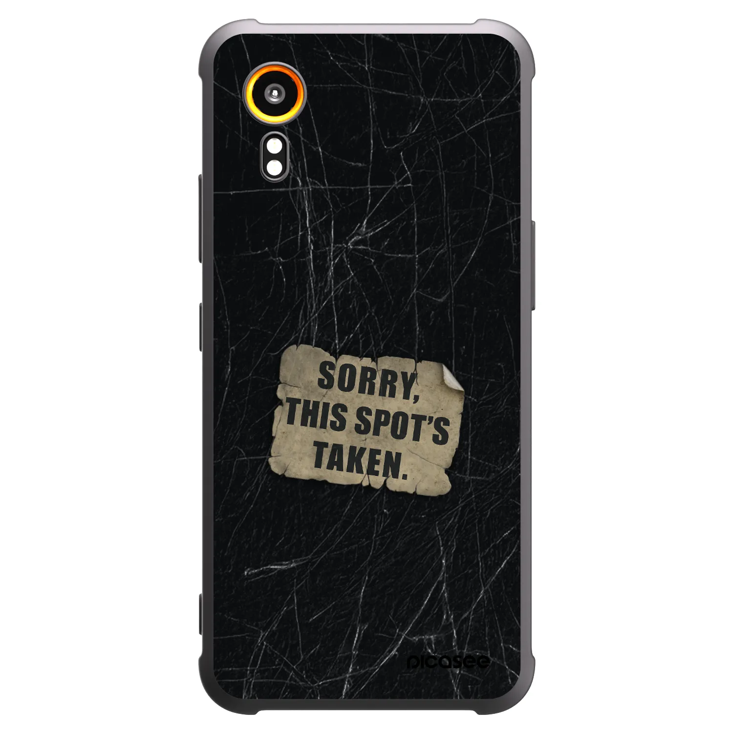 Picasee Samsung Galaxy Xcover 7 Hülle - Schwarzes Silikon - SORRY