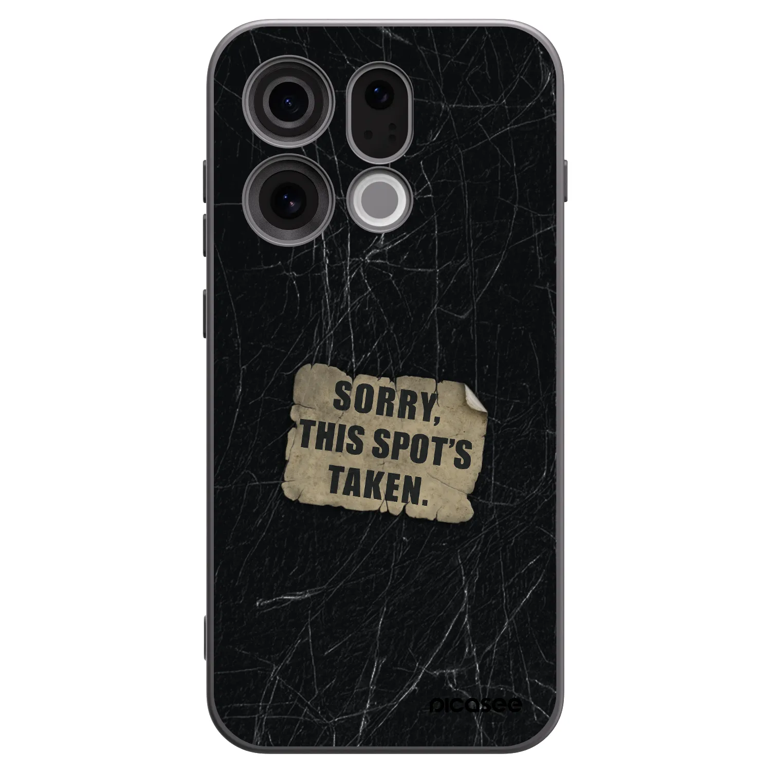 Picasee OPPO Find X9 Hülle - Schwarzes Silikon - SORRY