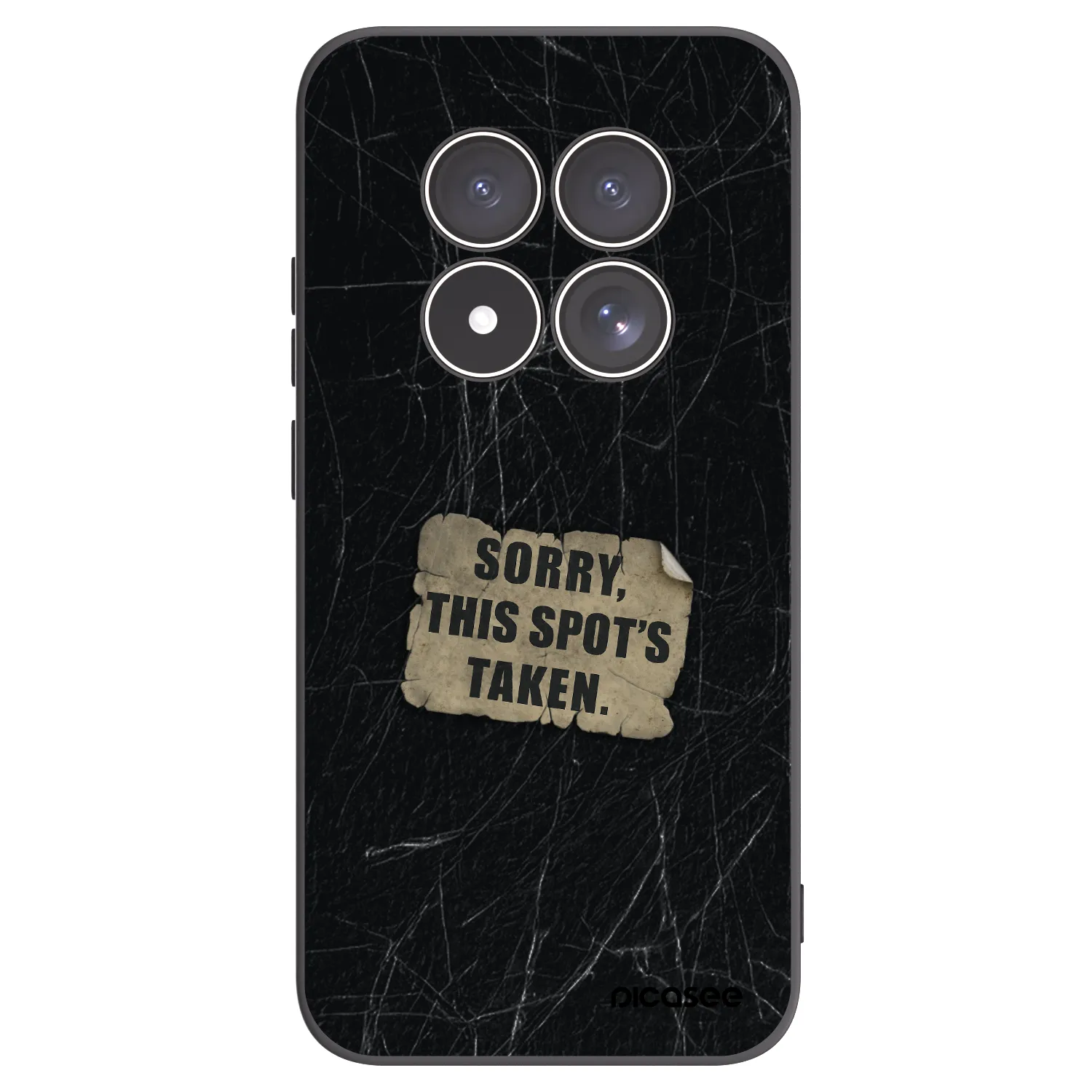 Picasee Xiaomi Redmi Note 15 Pro 5G Hülle - Schwarzes Silikon - SORRY