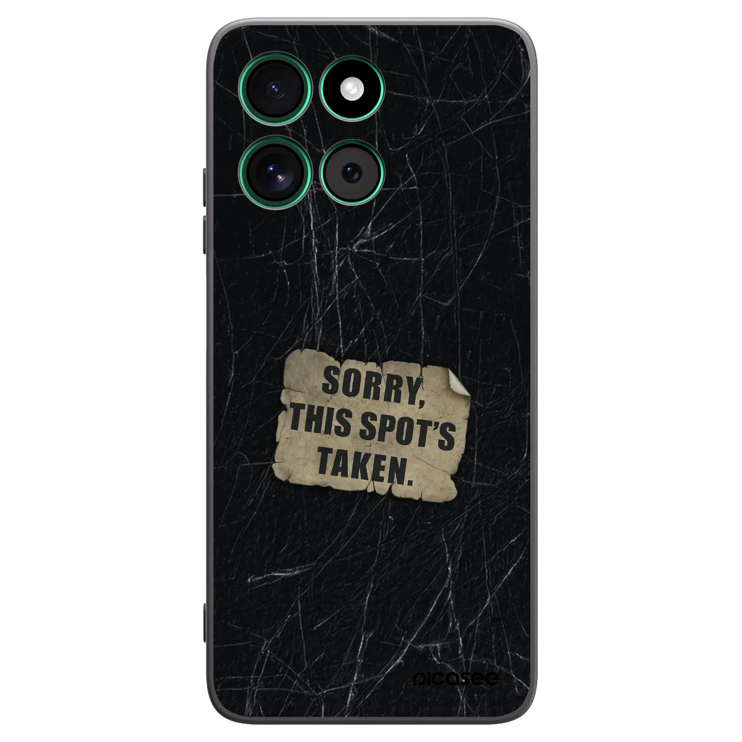 Picasee Motorola Moto G57 Power Hülle - Schwarzes Silikon - SORRY