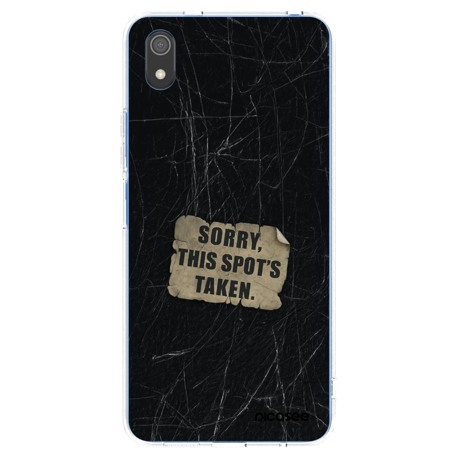 Picasee Xiaomi Redmi 7A Hülle - Transparentes Silikon - SORRY
