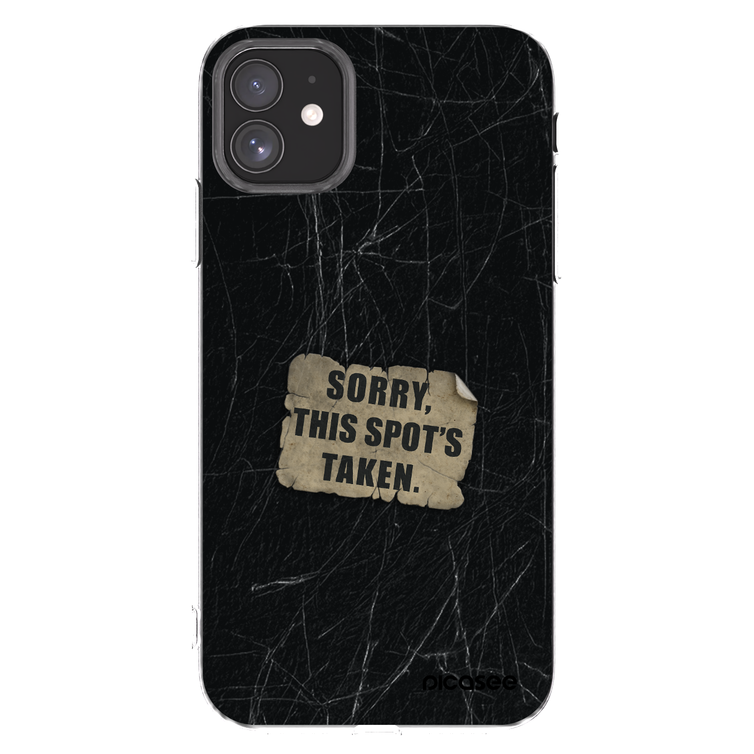 Picasee Apple iPhone 11 Hülle - Transparentes Silikon - SORRY