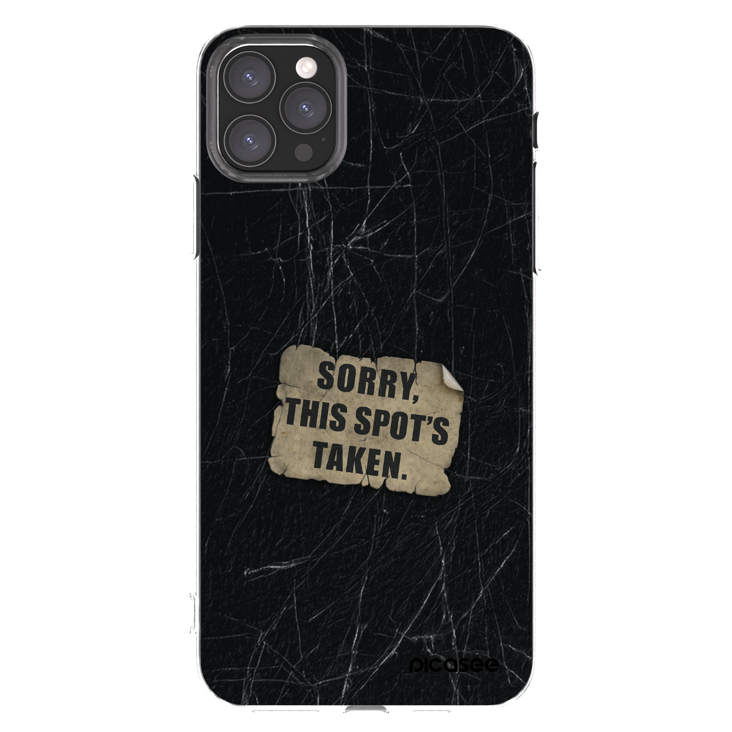 Picasee Apple iPhone 11 Pro Max Hülle - Transparentes Silikon - SORRY