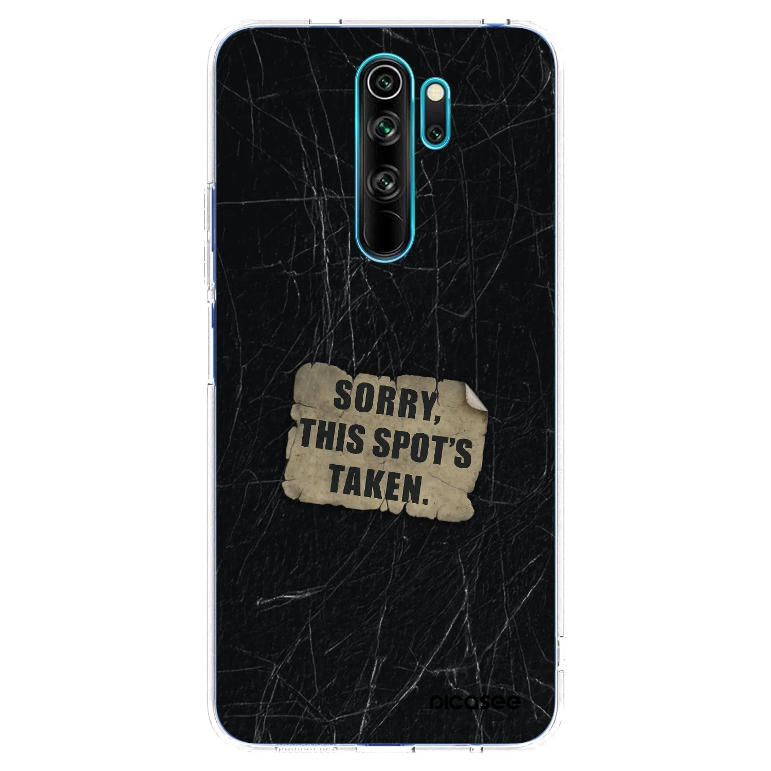 Picasee Xiaomi Redmi Note 8 Pro Hülle - Transparentes Silikon - SORRY