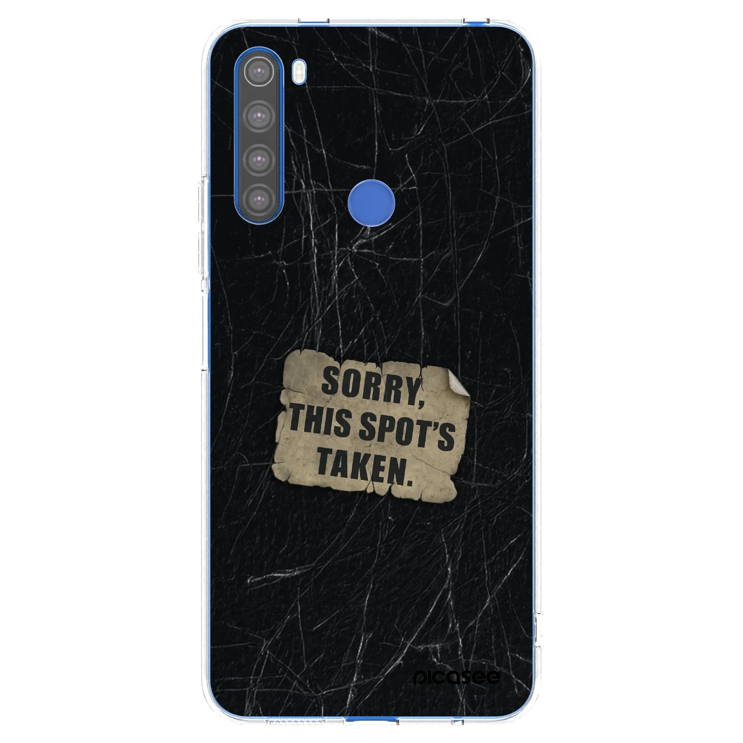 Picasee Xiaomi Redmi Note 8T Hülle - Transparentes Silikon - SORRY