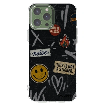 Picasee Apple iPhone 13 Pro Max Hülle - Transparentes Silikon - STICKERS x TAGS