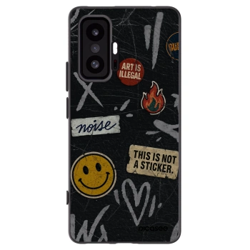 Picasee Xiaomi 11T Hülle - Schwarzes Silikon - STICKERS x TAGS