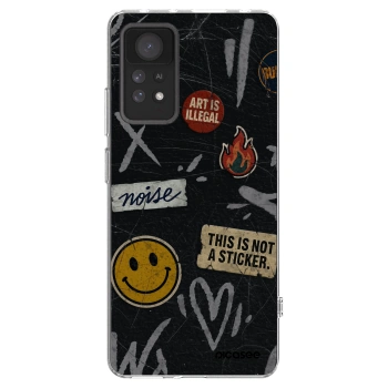 Picasee Xiaomi Redmi Note 11 Pro Hülle - Transparentes Silikon - STICKERS x TAGS