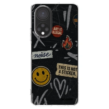 Picasee Honor X7 Hülle - Transparentes Silikon - STICKERS x TAGS