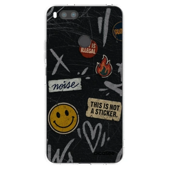 Picasee Xiaomi Redmi A1 Hülle - Transparentes Silikon - STICKERS x TAGS