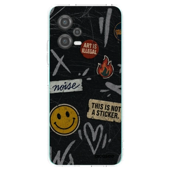 Picasee Xiaomi Poco X5 Hülle - Transparentes Silikon - STICKERS x TAGS