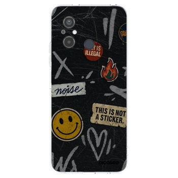 Picasee Xiaomi Redmi 12C Hülle - Transparentes Silikon - STICKERS x TAGS