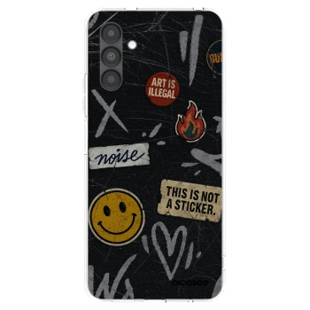 Picasee Samsung Galaxy A04s A047F Hülle - Transparentes Silikon - STICKERS x TAGS