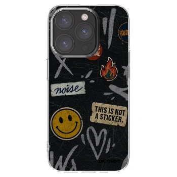 Picasee Apple iPhone 15 Pro Hülle - Transparentes Silikon - STICKERS x TAGS