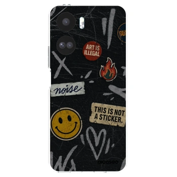 Picasee Honor 90 Lite 5G Hülle - Transparentes Silikon - STICKERS x TAGS