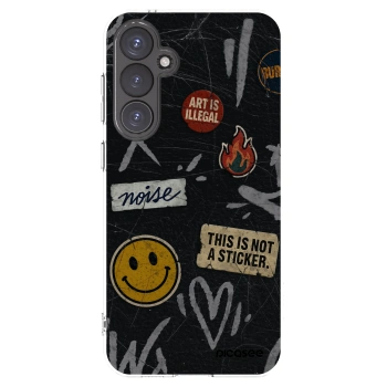 Picasee Samsung Galaxy S23 FE S711B Hülle - Transparentes Silikon - STICKERS x TAGS